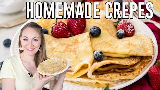 How to Make Crepes Easy [upl. by Worrad]