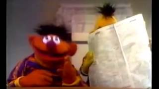 Classic Sesame Street  Ernie Bert and the newspaper [upl. by Nerreg139]