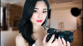 ASMR Photoshoot and Face Painting Roleplay Soft Spoken [upl. by Lletnuahs]