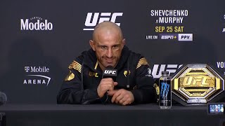 UFC 266 Alexander Volkanovski Postfight Press Conference [upl. by Dosh97]