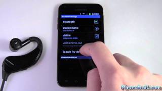 How To Pair Bluetooth On Android [upl. by Hawkie454]