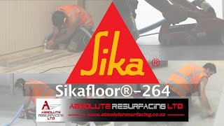 Applying Sikafloor®264 224 [upl. by Porche]