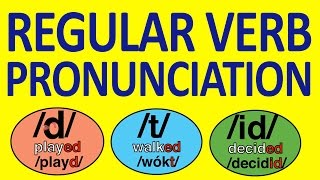 REGULAR VERBS PRONUNCIATION 23 06 2013 [upl. by Sargent]