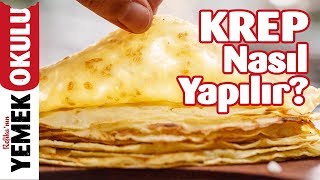 Akıtma Krep Tarifi  Krep Nasıl Yapılır  Kahvaltı Tarifleri [upl. by Irmina981]