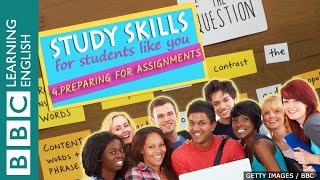 Study Skills – Preparing for assignments [upl. by Hanikehs]