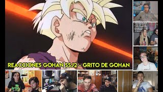 Españoles reaccionan a Gohan a SSJ2 l Doblaje Latino Vs Español l Grito de Gohan l Dragon Ball [upl. by Yregerg]