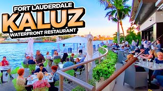 Kaluz Waterfront Restaurant in Fort Lauderdale Florida [upl. by Suiravat460]