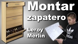 Montar mueble zapatero Practic Leroy Merlin [upl. by Eetsirhc593]