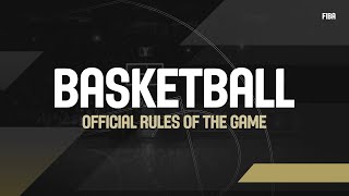 Rules of the Game  Basketball  FIBA [upl. by Ennairod]