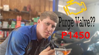 FORD How to Diagnose and Repair DTC P1450 Purge Valve [upl. by Placidia]