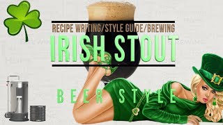 Irish Stout brewing recipe writing guide Grainfather [upl. by Fronniah]