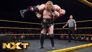 Killian Dain vs Lars Sullivan WWE NXT April 4 2018 [upl. by Salohcin]