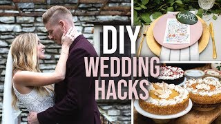 12 DIY Wedding Tips amp Hacks [upl. by Emorej]