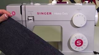 Singer Heavy Duty 4423 26 Denim Seam [upl. by Sutsuj]