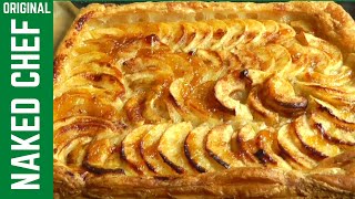 APPLE TART with PUFF PASTRY  How to Make easy recipe [upl. by Mace]