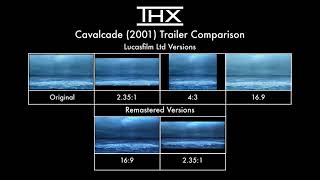 THX Cavalcade 2001 Trailer Comparison [upl. by Ranee]