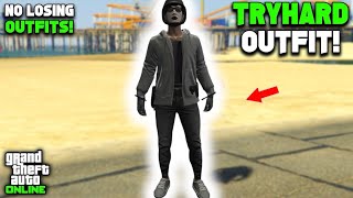 GTA Online New Easy Male Tryhard Outfit After Patch 169 [upl. by Olympie98]