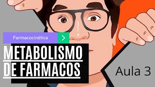 Curso de Farmacologia Aula 2  Farmacocinetica  Metabolismo de Fármacos 34 [upl. by Araht668]