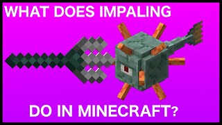 What Does Impaling Do In Minecraft [upl. by Aicekat]