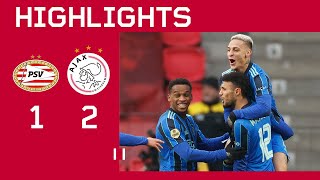 LEAGUE LEADERS 📈  Highlights PSV  Ajax  Eredivisie [upl. by Ztnarf435]