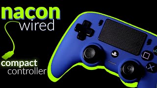 Nacon Wired Compact PS4 Controller Unboxing Compatible with PC [upl. by Sutsugua]