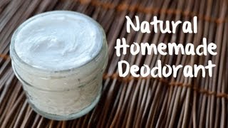 How to Make Natural Deodorant 3 ingredients [upl. by Adnamahs]