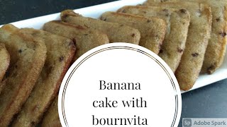 banana cake with bournvita [upl. by Esnofla]