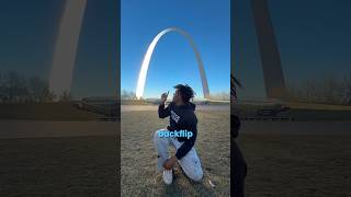 World’s first Backflip on the Arch [upl. by Yuk]