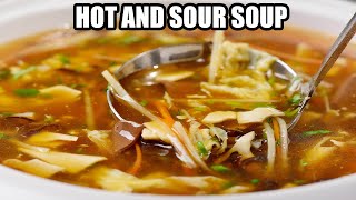 AUTHENTIC HOT and SOUR Soup Recipe RESTAURANT QUALITY [upl. by Aratak]