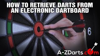 How to Retrieve Darts From an Electronic Dartboard [upl. by Seaden]