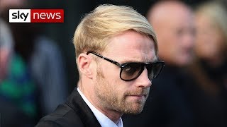 Ronan Keating pays tribute at Stephen Gatelys funeral [upl. by Alage]