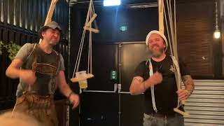 Beer Puppets 🤣🤣 Beer fun at Staggeringly Good Hoptoberfest oktoberfest [upl. by Dominica]