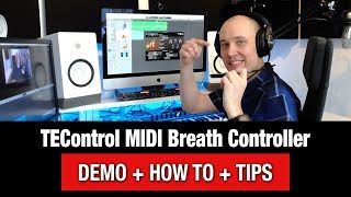 How to use a MIDI Breath Controller TEControl BBC2 [upl. by Noiwtna]