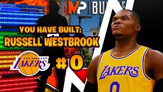 NBA 2K22 NEXTGEN RUSSELL WESTBROOK BUILD  85 BADGE FLOORSPACING SLASHER BUILD [upl. by Marela]