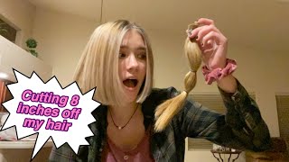 Cutting And Donating My Hair [upl. by Llerrah912]