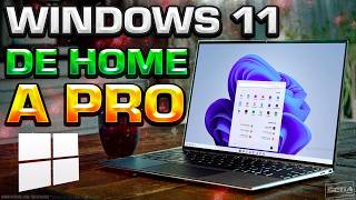 Cómo ACTUALIZAR de Windows 11 HOME a Windows 11 PRO 🔴 Gratis y SIN FORMATEAR con CMD [upl. by Callahan]