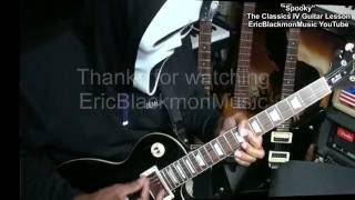 How To Play SPOOKY Classics IV On Guitar Chords Lesson  EricBlackmonGuitar [upl. by Nylahsoj]