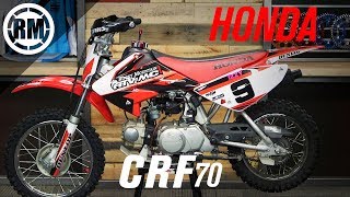 Kids Dirt Bike Guide Series  Honda CRF70F [upl. by Ahsienom]