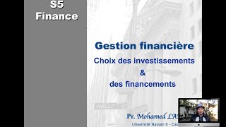 01 Gestion financière  introduction [upl. by Jaunita994]