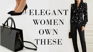 15 pieces every ELEGANT Woman owns  Fashion Over 40 [upl. by Lavery]