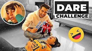 DARE Challenge with Brother amp Sister  Rimorav Vlogs [upl. by Auqinat]