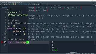 Lynkurs i Pythonprogrammering [upl. by Adnirual82]