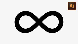 Learn How to Quickly Create an Infinity Symbol in Adobe Illustrator  Dansky [upl. by Lewellen423]