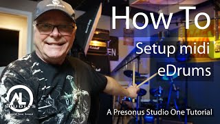 How To Setup Midi Drums using Studio One [upl. by Sami]