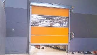 High Speed Doors  Shipyarddoor PVC Fabric Doors [upl. by Absalom]