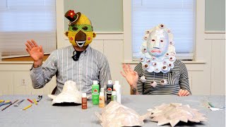 Making Papier Mâché Masks [upl. by Jamesy]