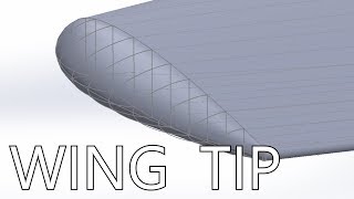 How to Model Wing Tips in SolidWorks  Aeolus [upl. by Atinas]