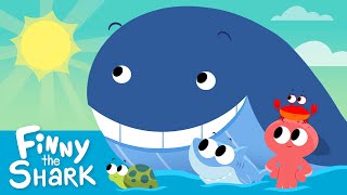 Mr Golden Sun  Kids Song  Finny The Shark [upl. by Aneleairam]