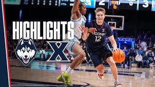 HIGHLIGHTS  UConn Mens Basketball at Xavier [upl. by Mallorie]