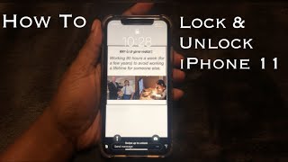 How To Lock amp Unlock IPhone 11 [upl. by Evangelia]